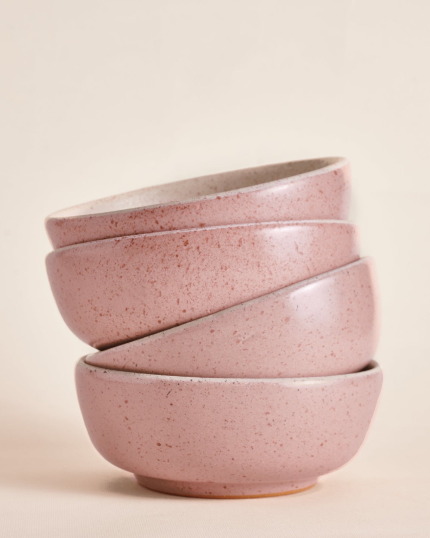Small Bowl Low - Rusty Rose