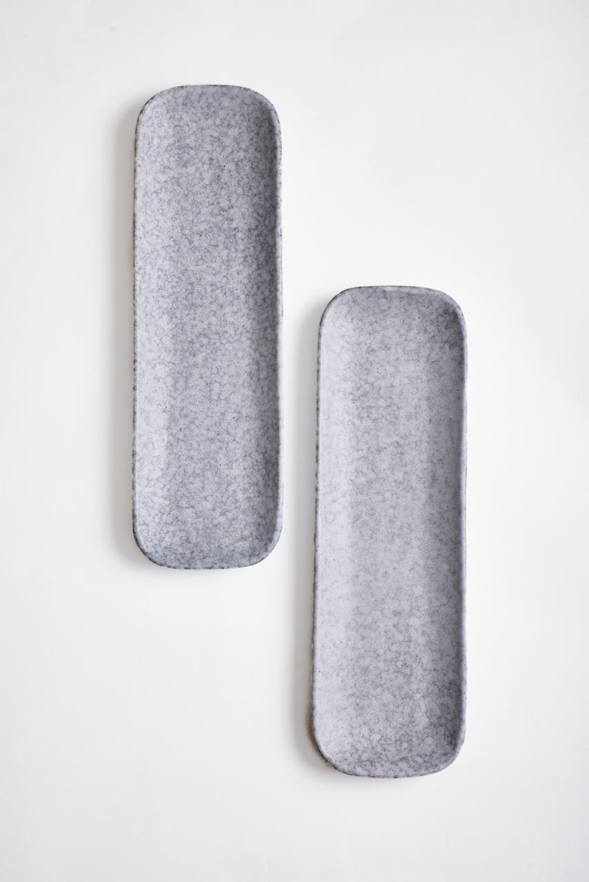 Long Serving Plate - Ash Grey