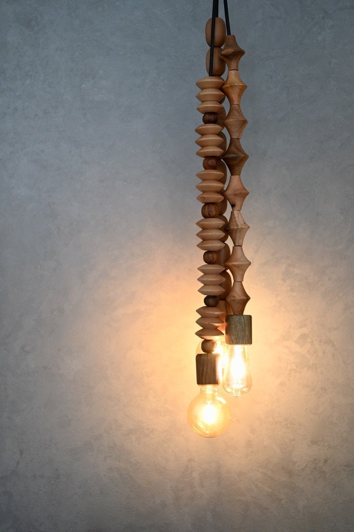 Wood Chain Pendant #5
