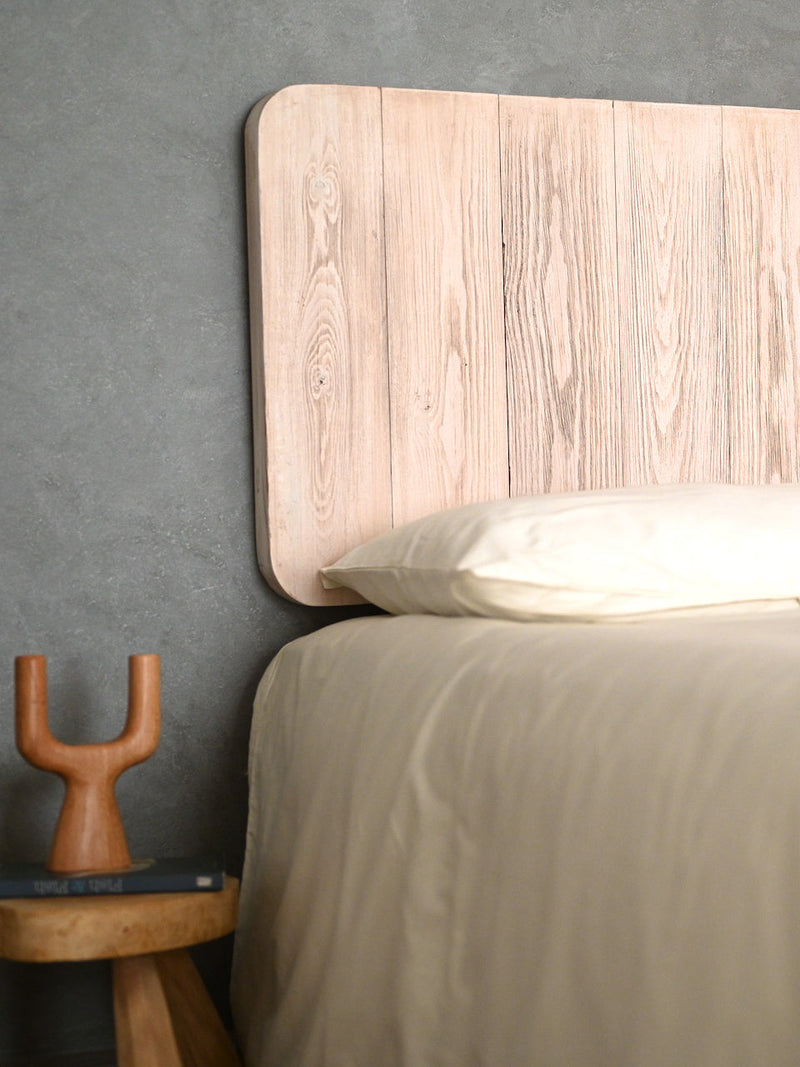 Vintage Wood Hanging Headboard