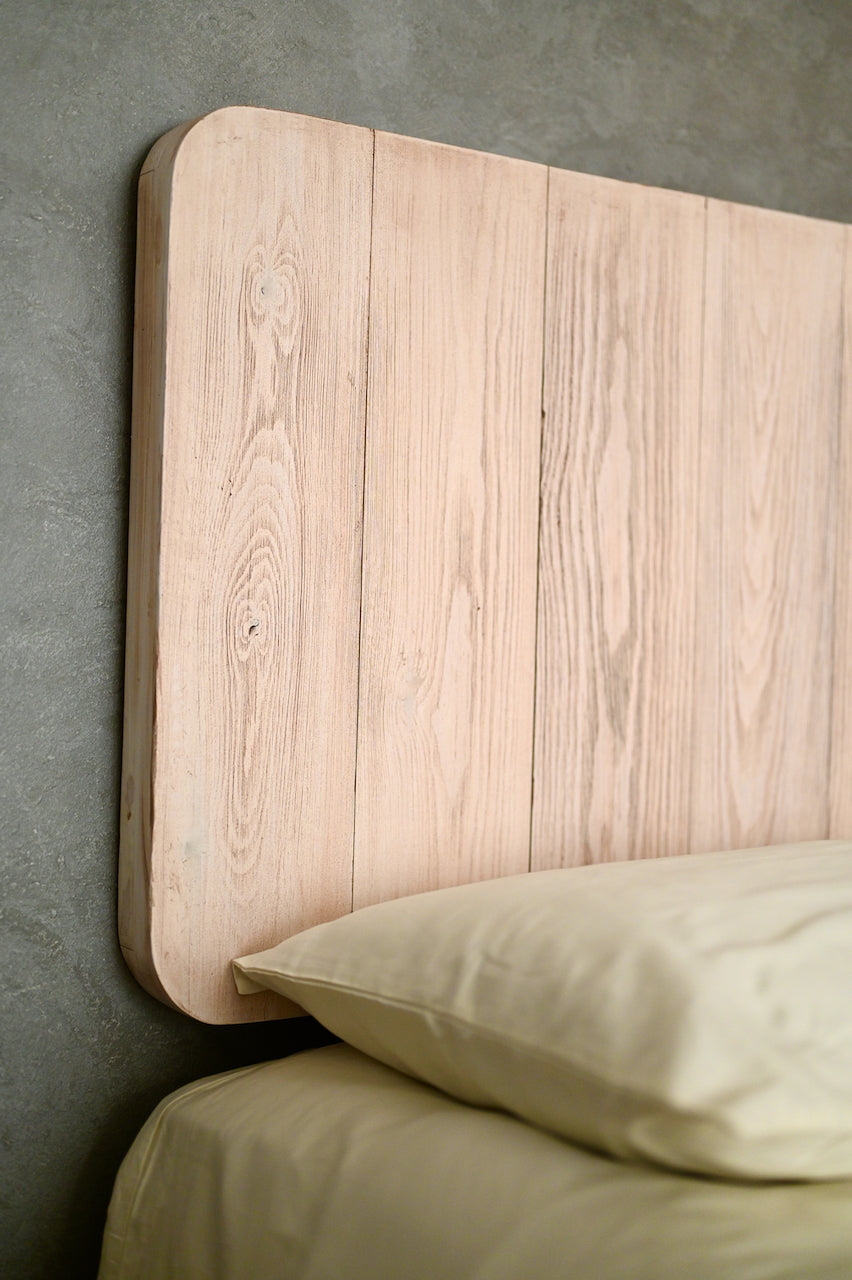 Vintage Wood Hanging Headboard
