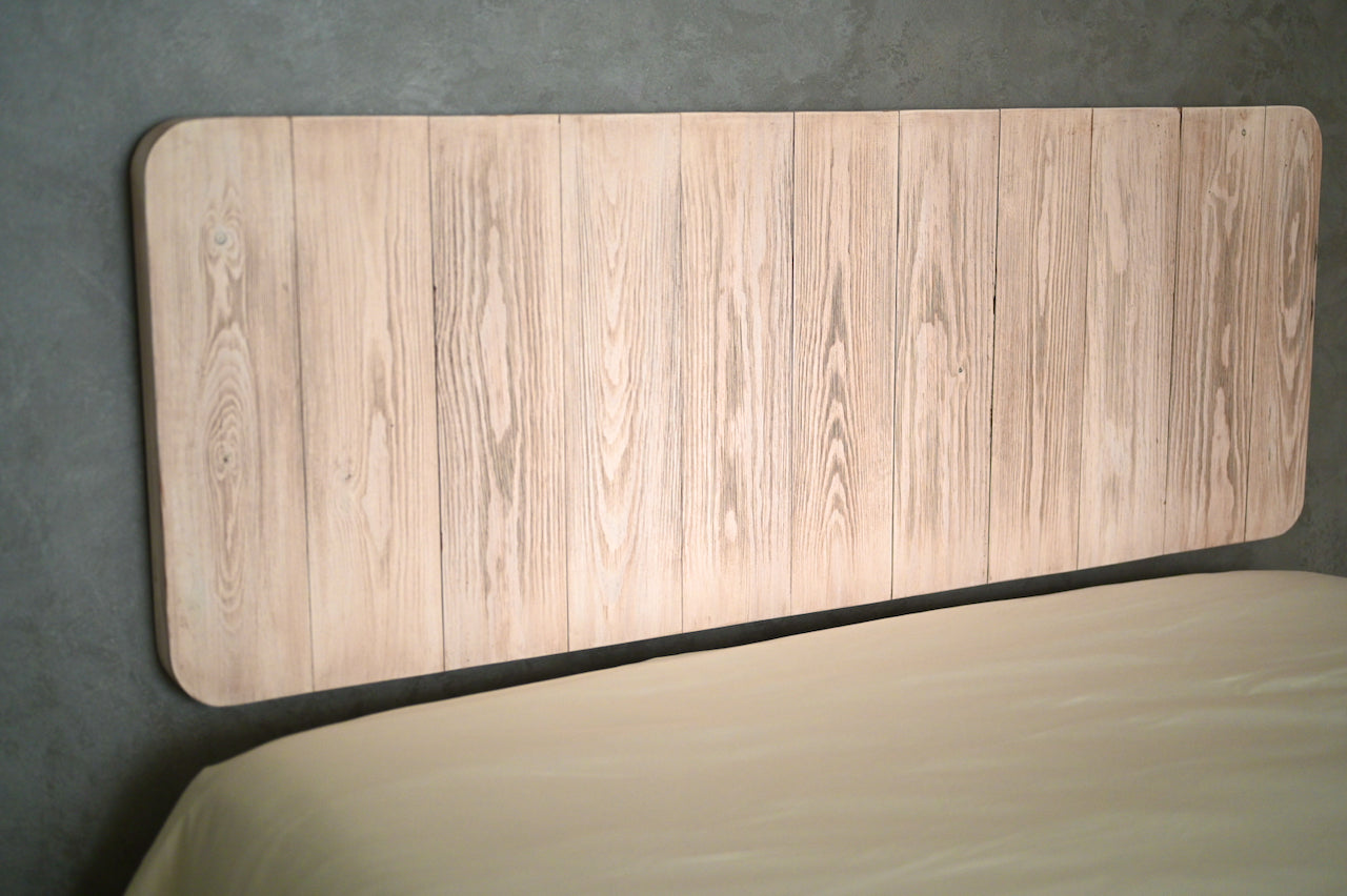 Vintage Wood Hanging Headboard