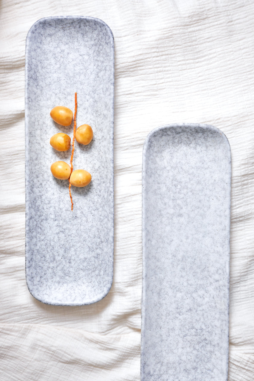 Long Serving Plate - Ash Grey