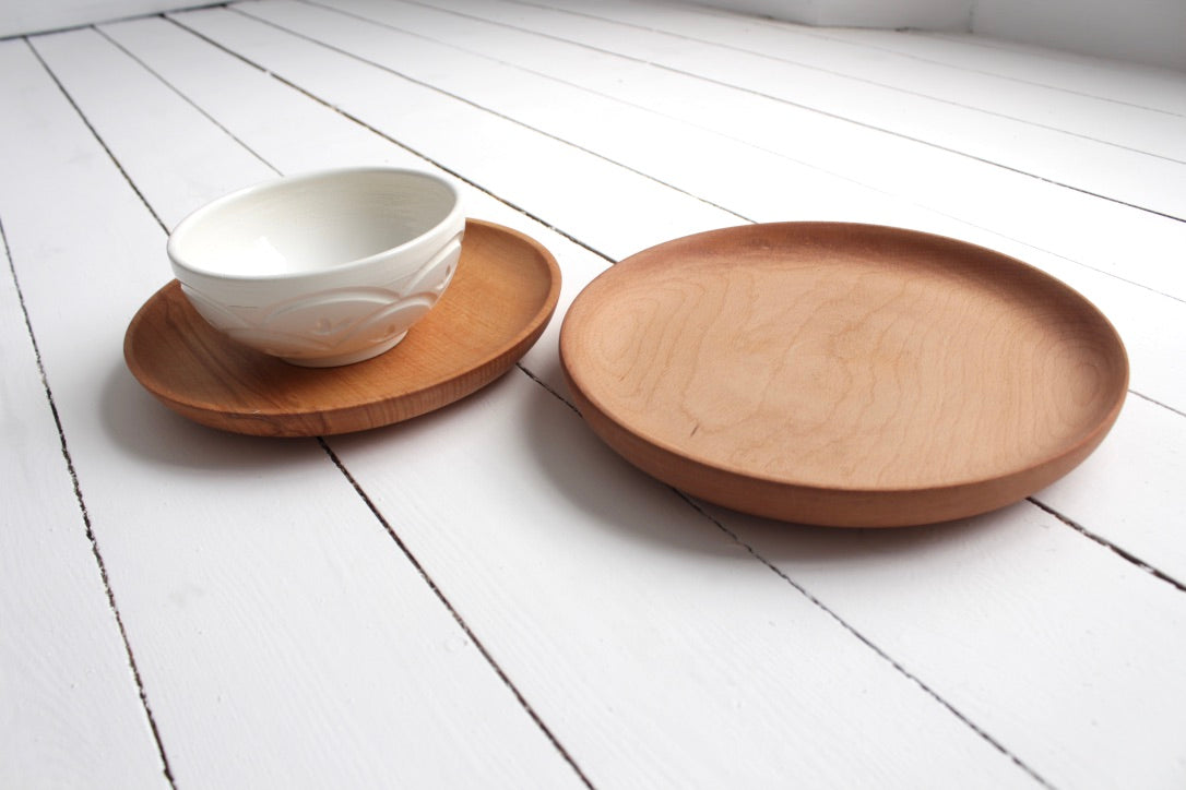 Wood Plate Large