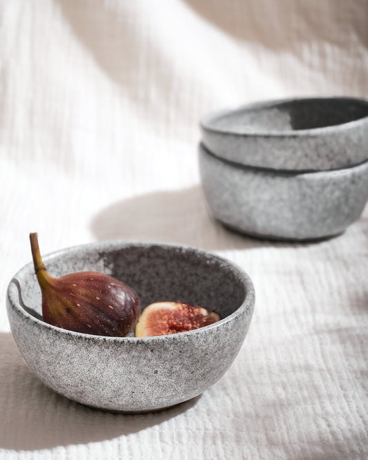 Small Bowl Low - Ash Grey