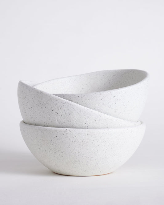 Medium Bowl High - Stone White