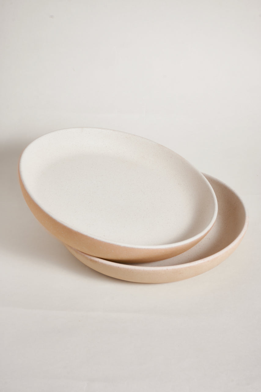 Deep Dish Low- Beige