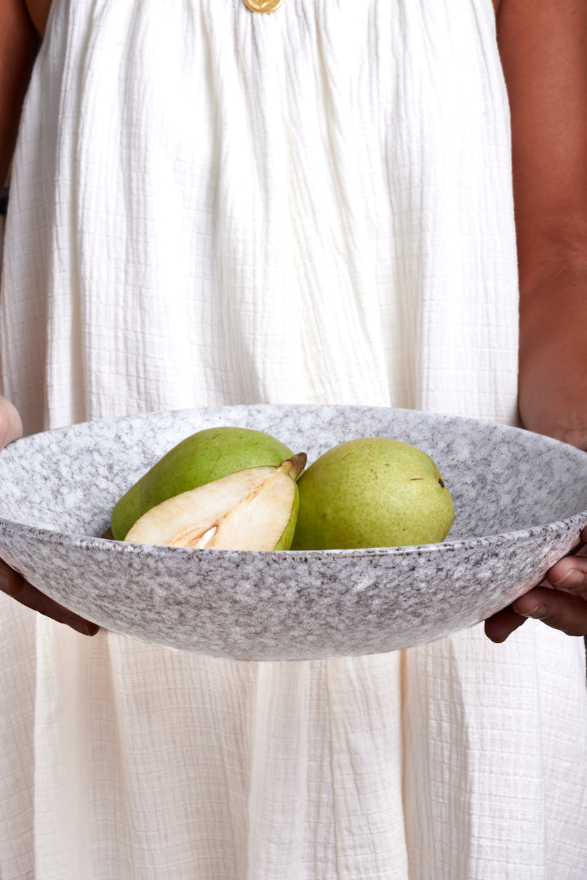 Serving Dish High- Ash Grey