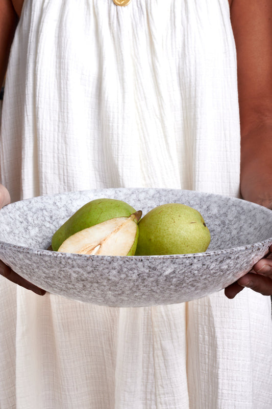 Serving Dish High- Ash Grey