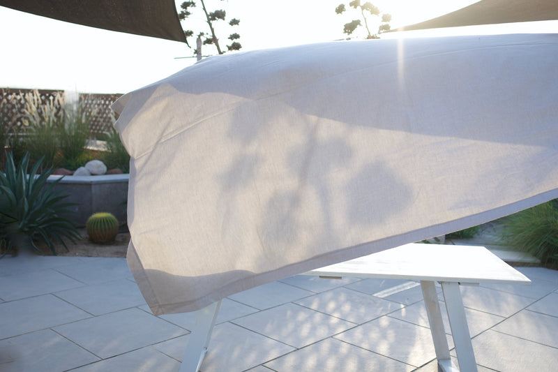 Linen Tablecloth Grey