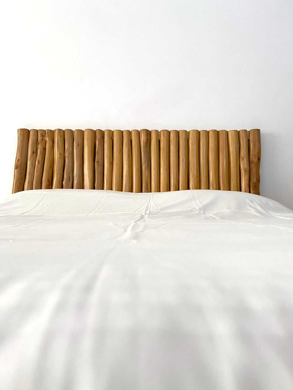 Wood Sticks Hanging Headboard
