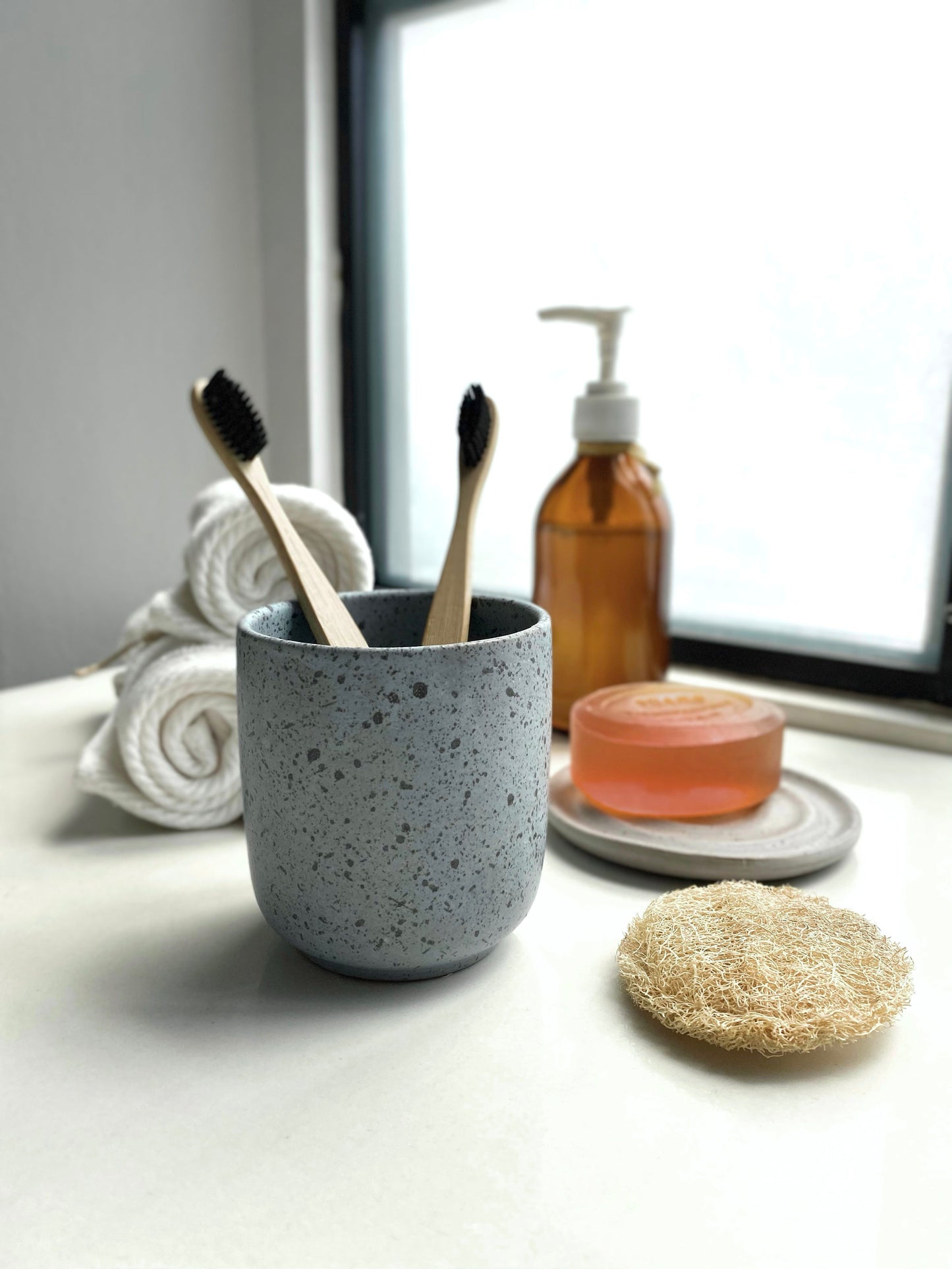 Toothbrush Mug Blue
