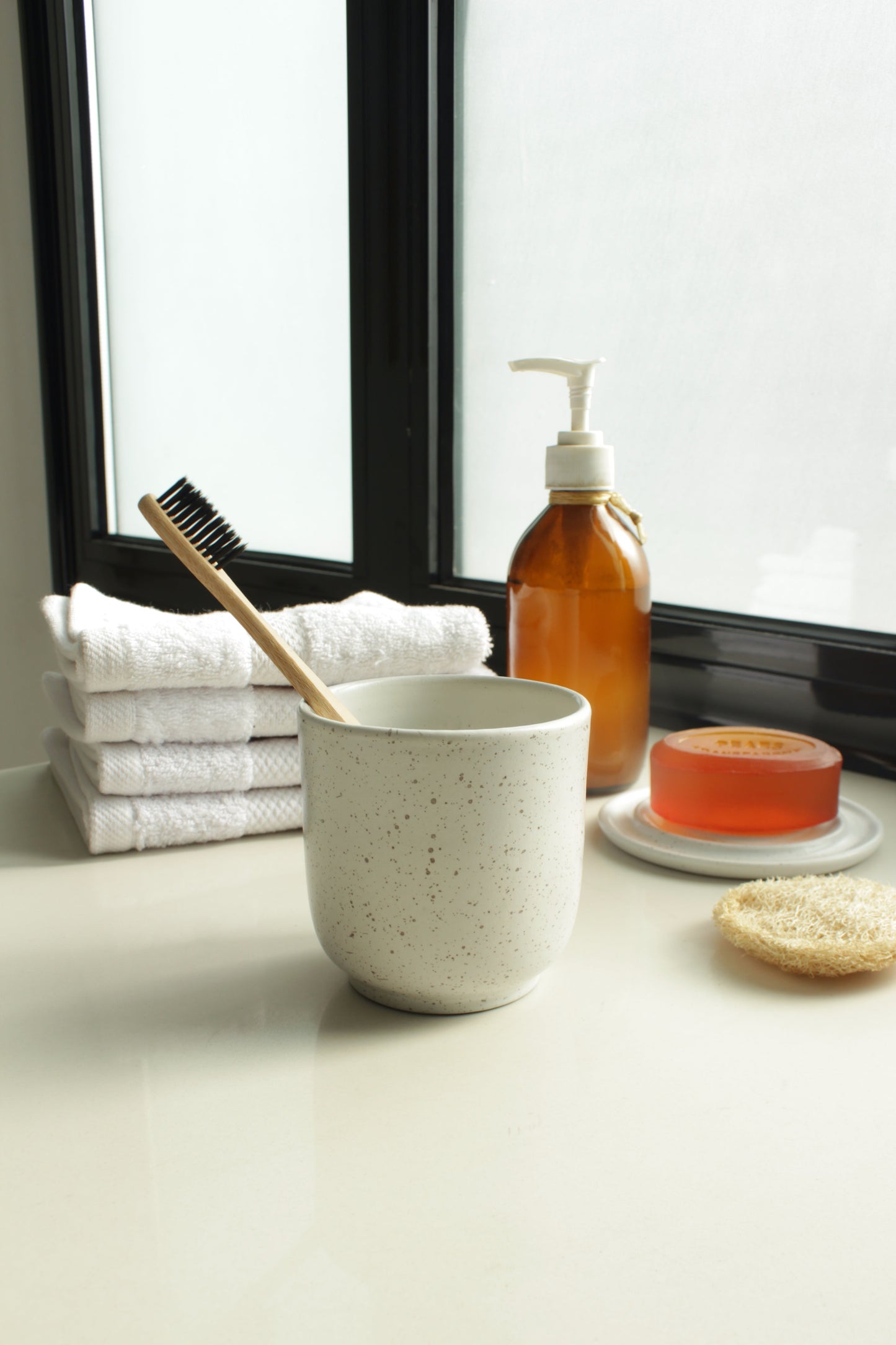 Toothbrush Mug White