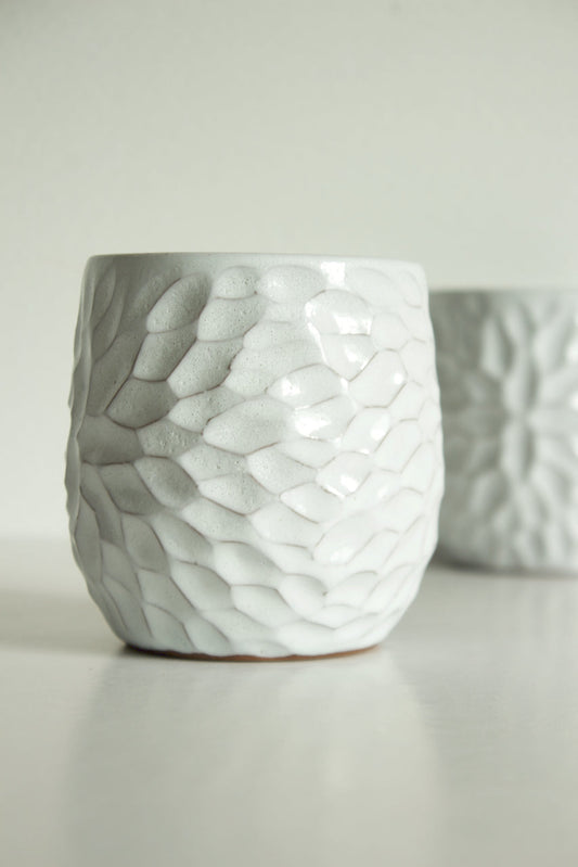 Textured Toothbrush Mug
