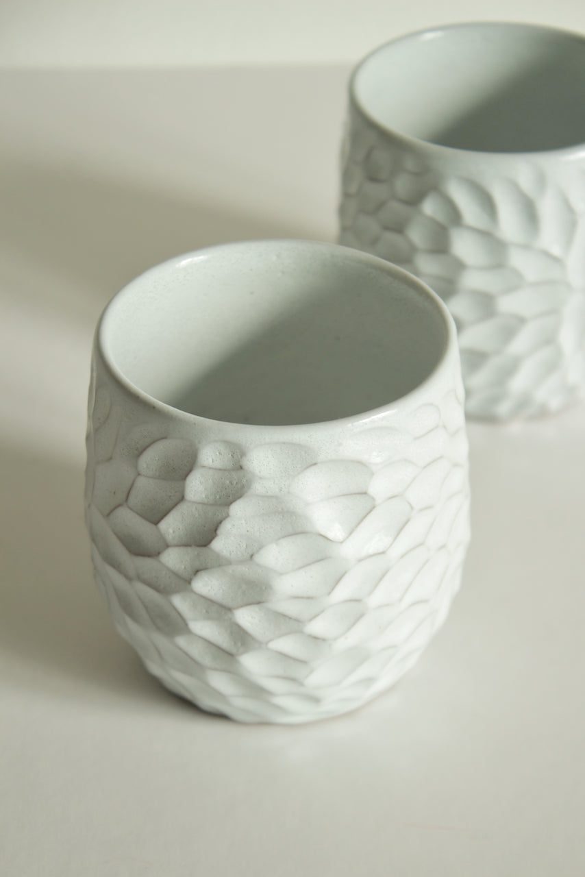 Textured Toothbrush Mug