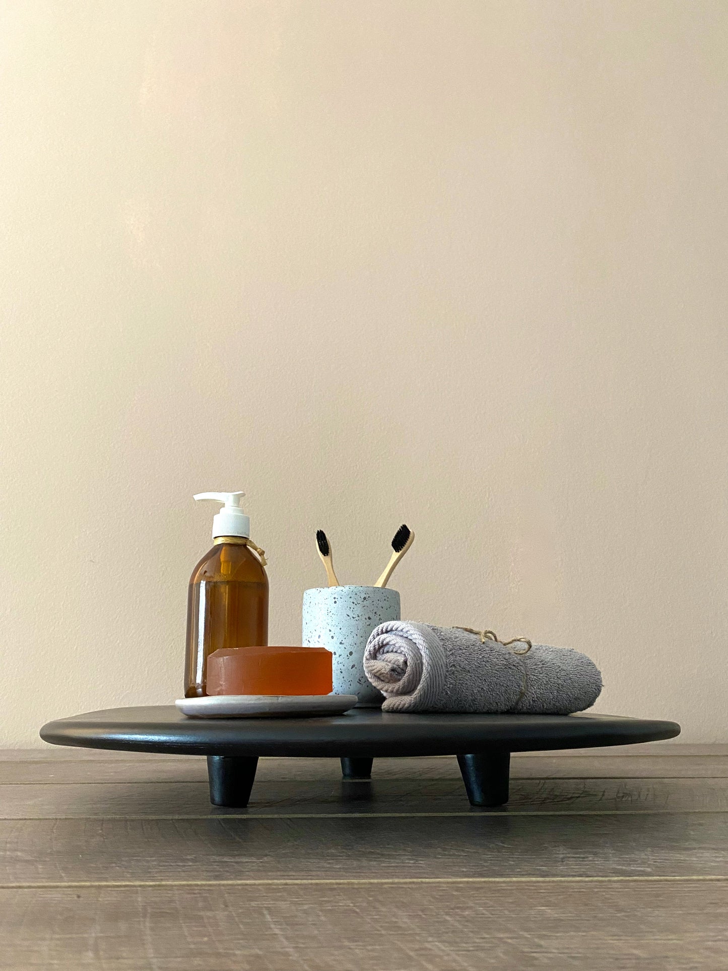 Black Tray Stand