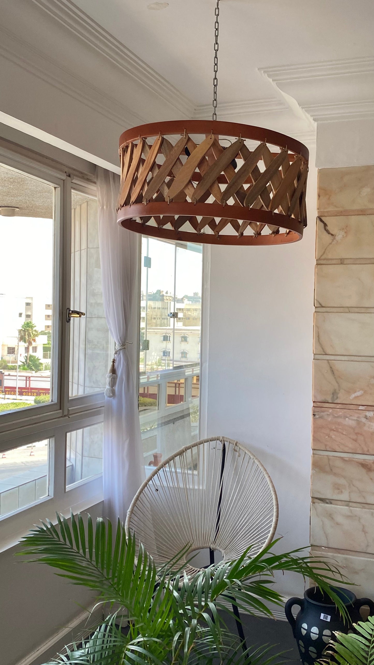 Petals Wood Chandelier
