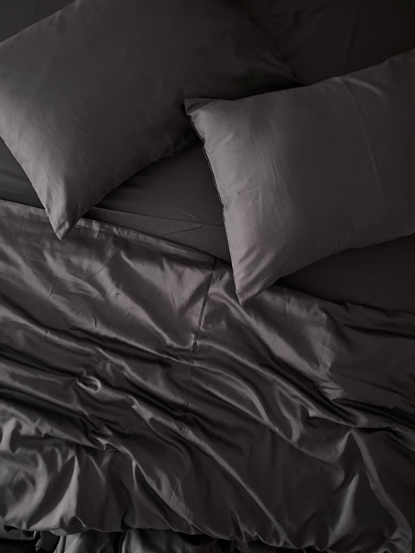 Fitted Sheet Set Charcoal