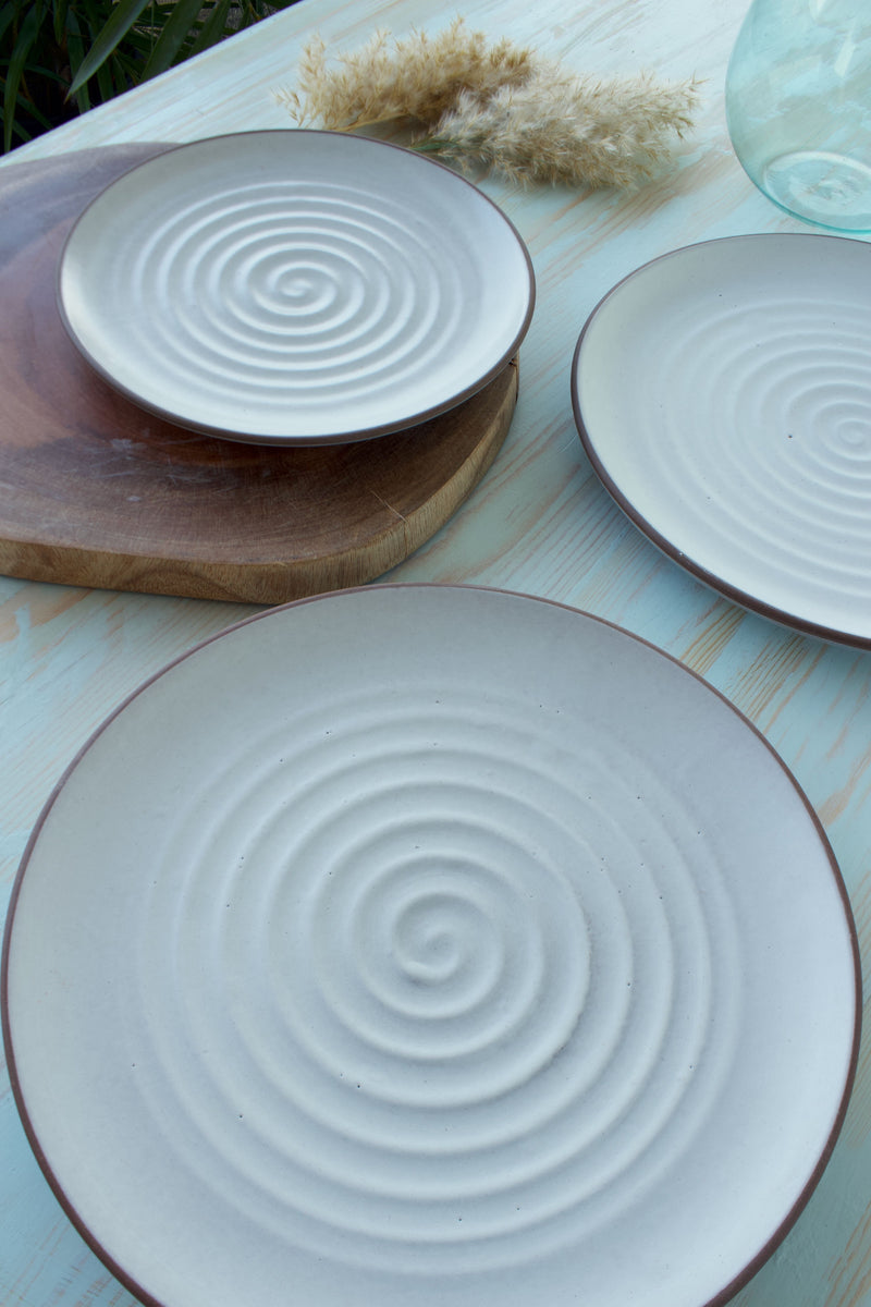 Swirl Plate White