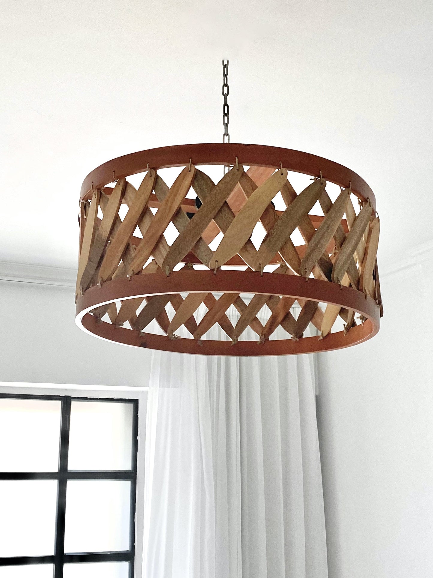 Petals Wood Chandelier