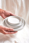 Deep Dishes Set of 3- Stone White